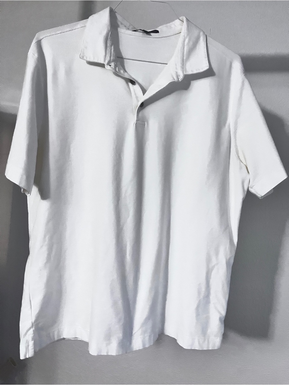 Robert Barakett White Short-Sleeve Polo
